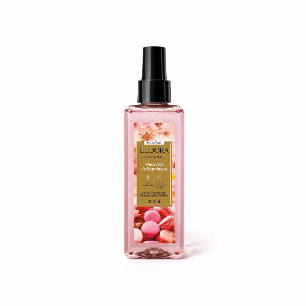 EUDORA INSTANCE RASPBERRY MACARON BODY SPLASH 200ML
