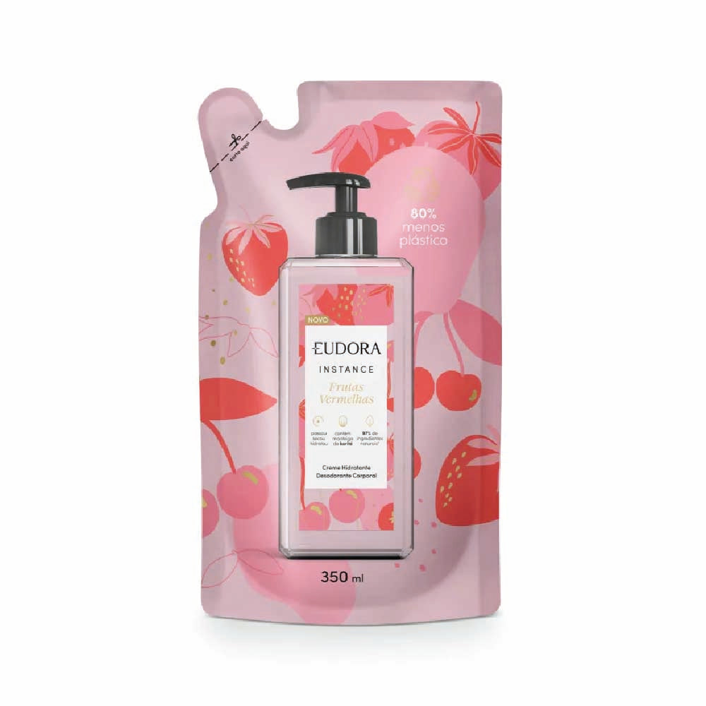 EUDORA INSTANCE RED BERRIES BODY LOTION REFILL 400ML