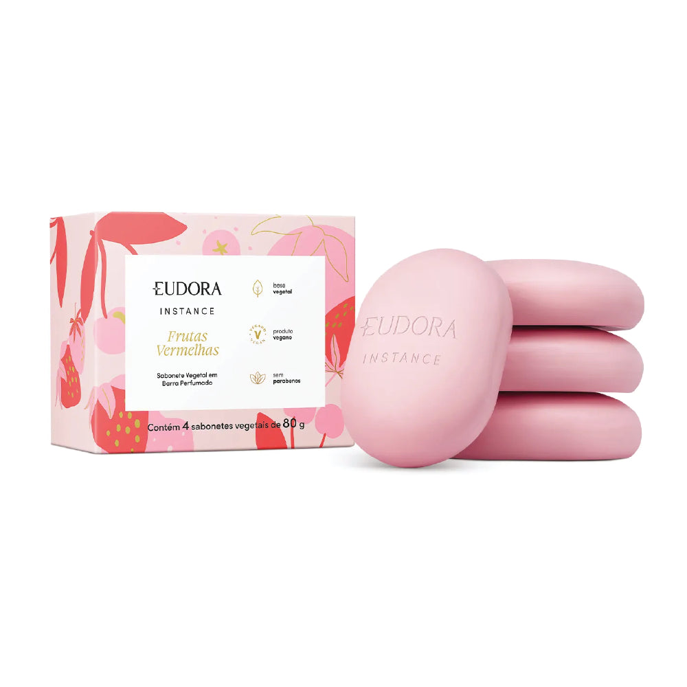 EUDORA INSTANCE RED FRUITS BAR SOAP 320G