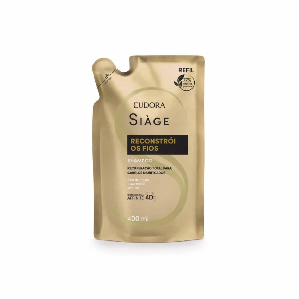 EUDORA SIÀGE RECONSTRUCTS THE STRANDS SHAMPOO REFILL 400ML