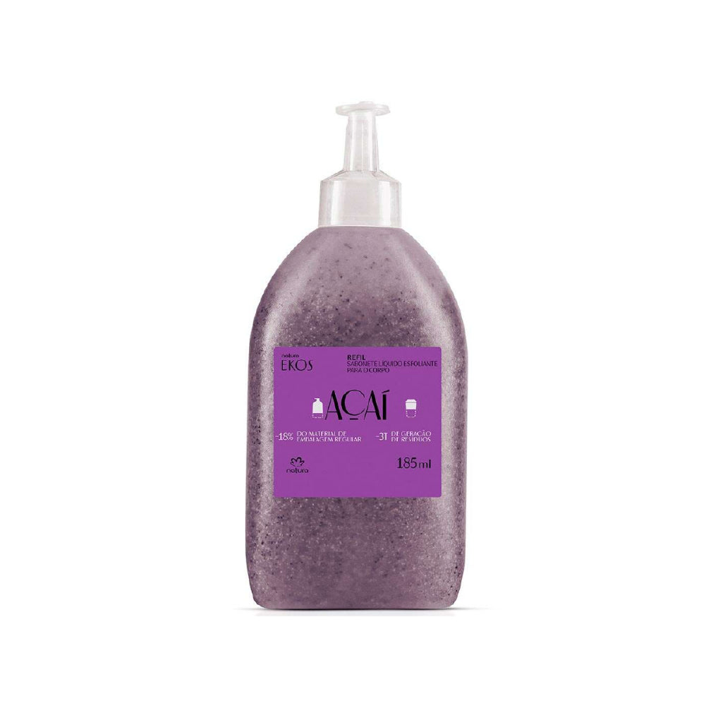 NATURA EKOS ACAI EXFOLIANTING BODY GEL REFILL 185ML