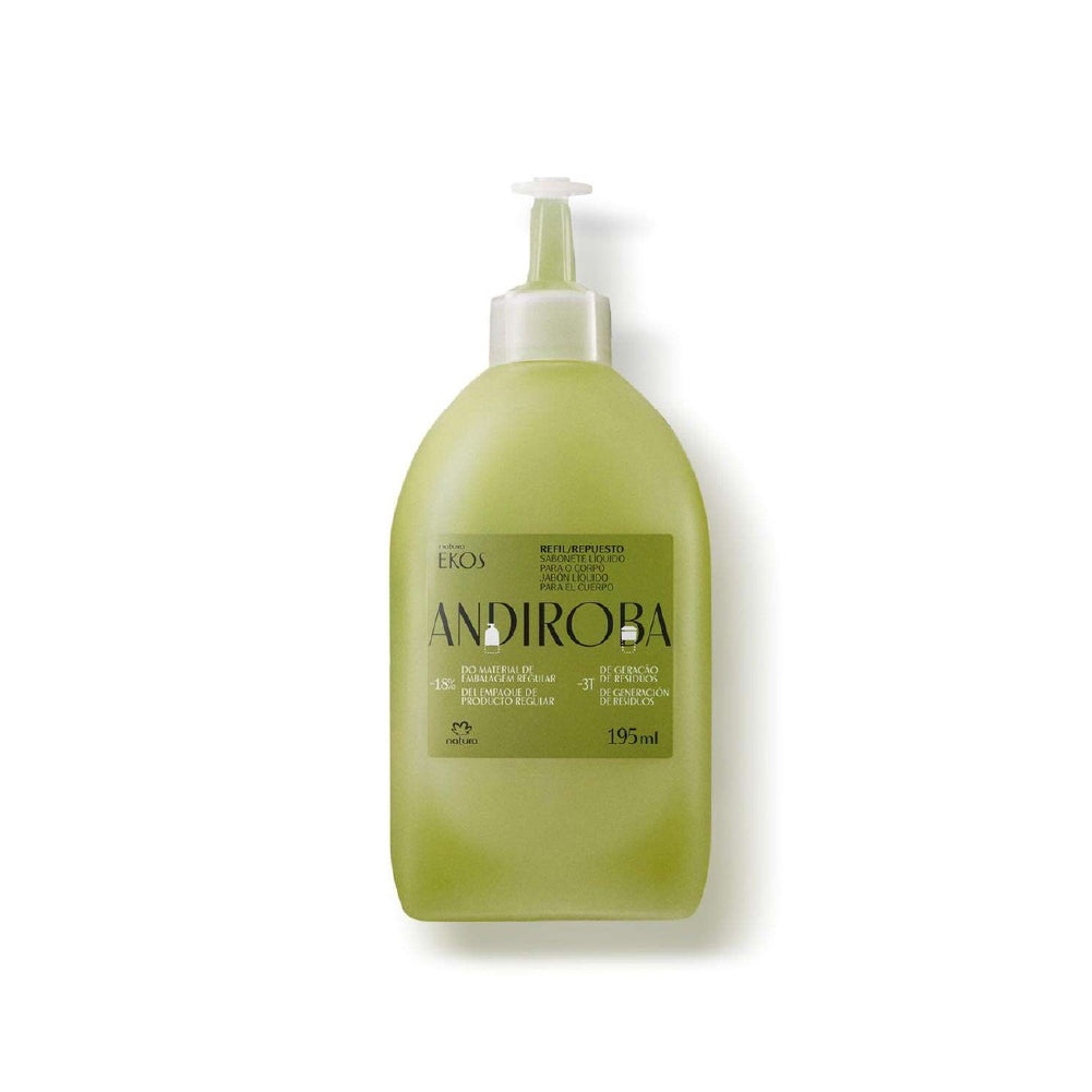 NATURA EKOS ANDIROBA GEL BODY WASH REFILL 195ML