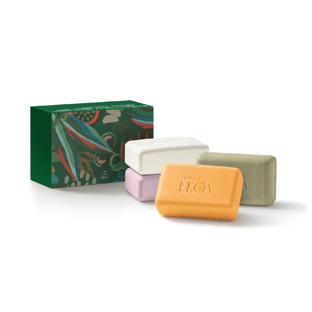NATURA EKOS ASSORTED BAR SOAP GIFT SET 400G