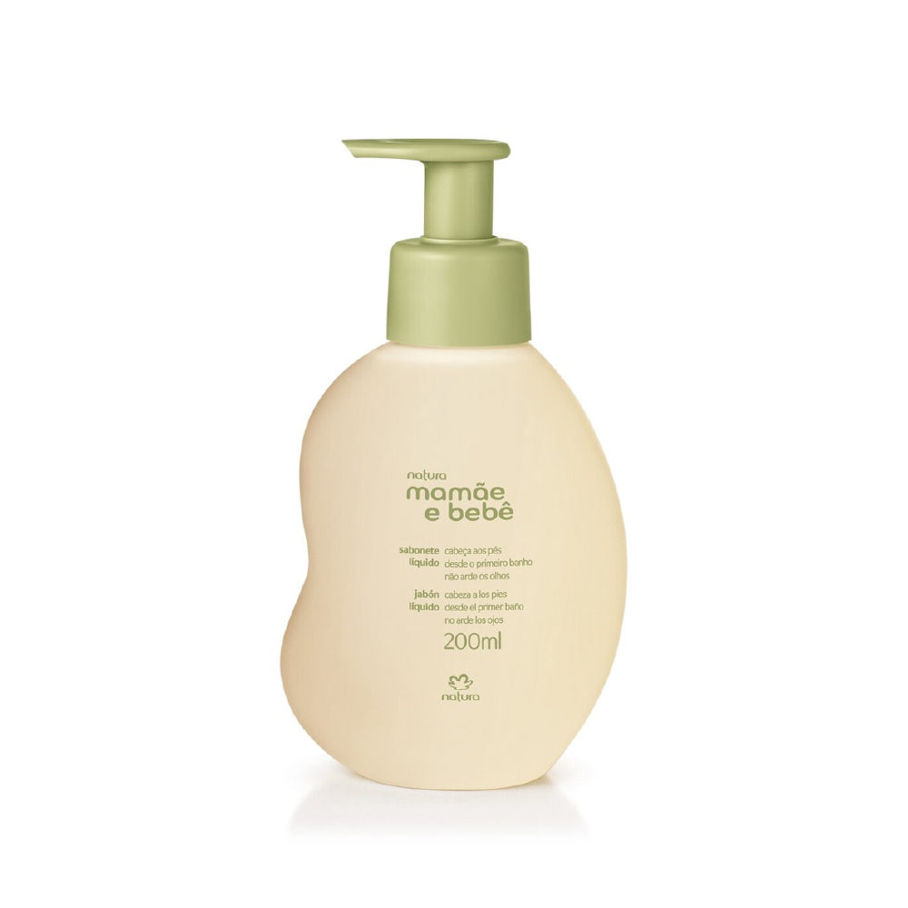 NATURA MOM AND BABY BODY WASH 200ML