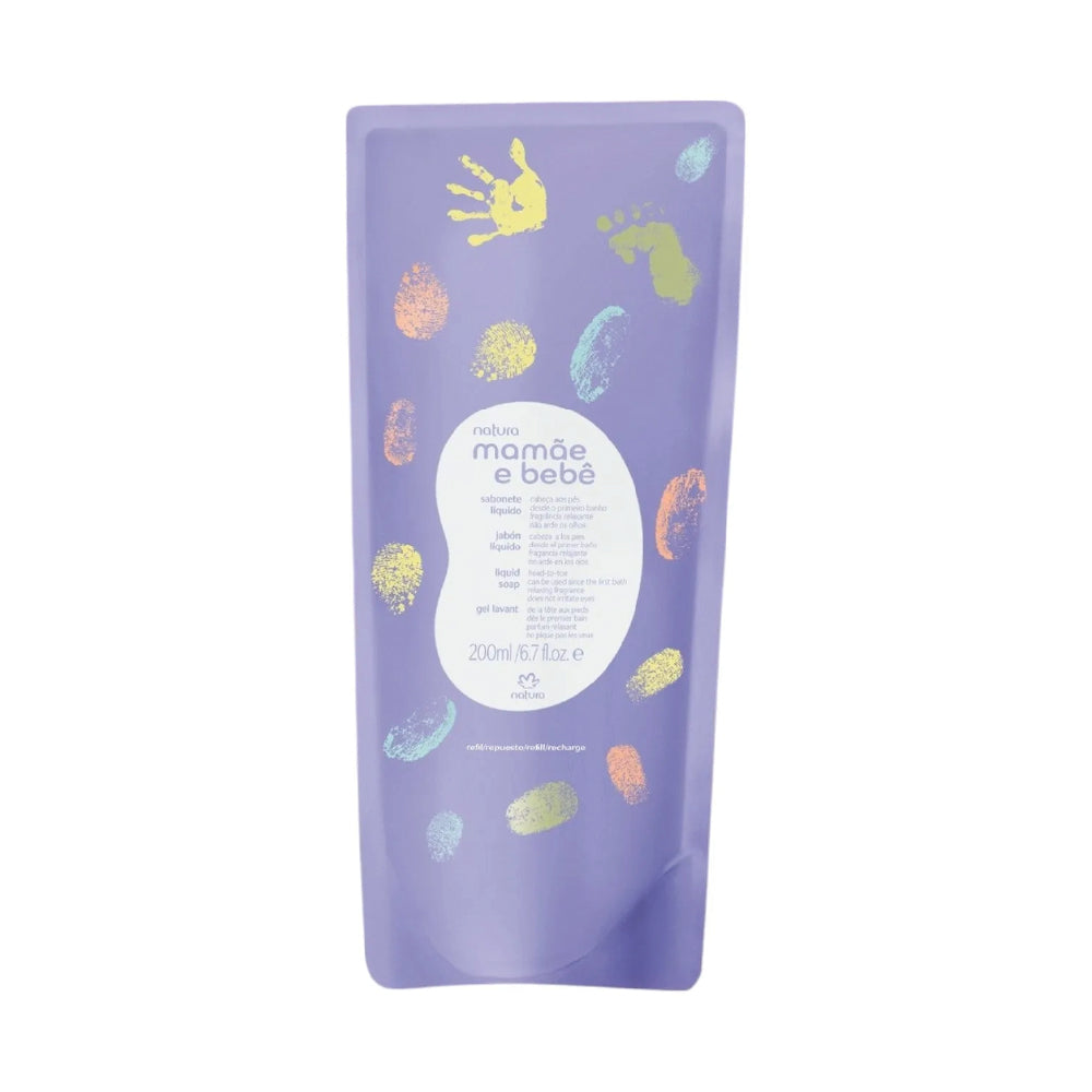 NATURA MOM AND BABY RELAXING FOAMING SOAP REFILL 200ML