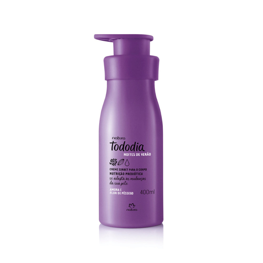 NATURA TODODIA BLACKBERRY & PEACH BLOSSOM BODY SORBET LOTION 400ML