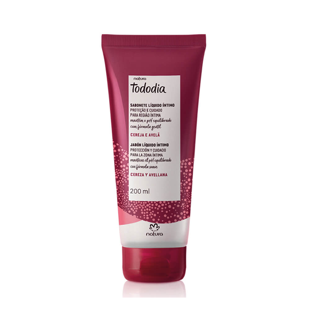 NATURA TODODIA CHERRY AND HAZELNUT INTIMATE WASH 200ML