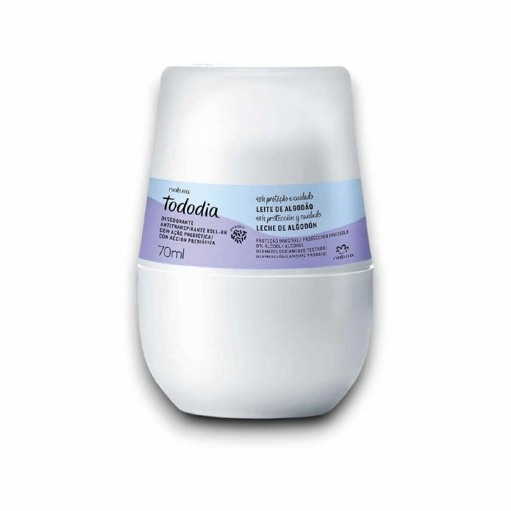 NATURA TODODIA COTTON MILK ROLL-ON DEODORANT 70ML