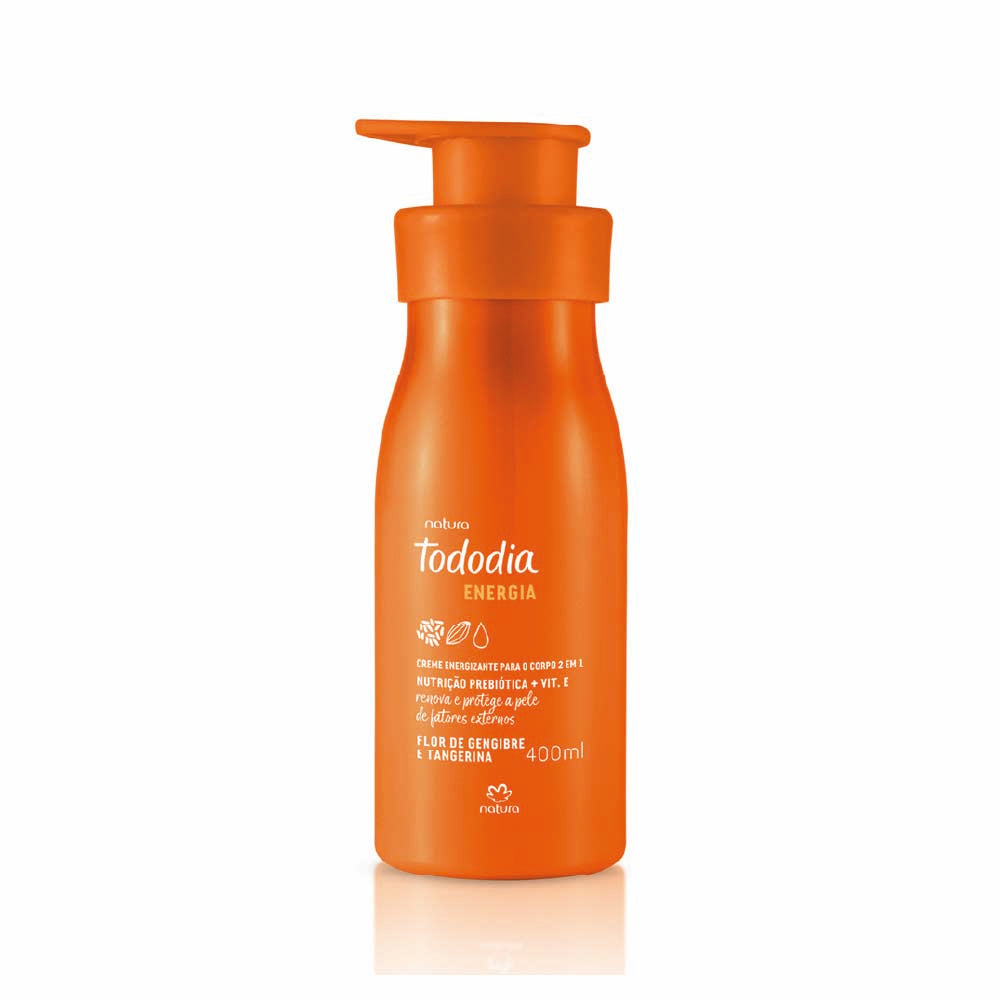 NATURA TODODIA GINGER FLOWER & TANGERINE ENERGIZING BODY CREAM 400ML