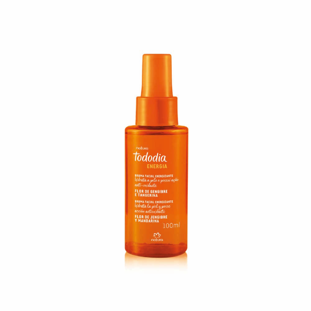 NATURA TODODIA GINGER FLOWER & TANGERINE ENERGIZING FACIAL MIST 100ML