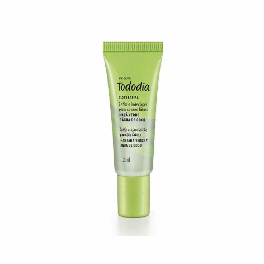 NATURA TODODIA GREEN APPLE & COCONUT WATER LIP GLOSS 10ML