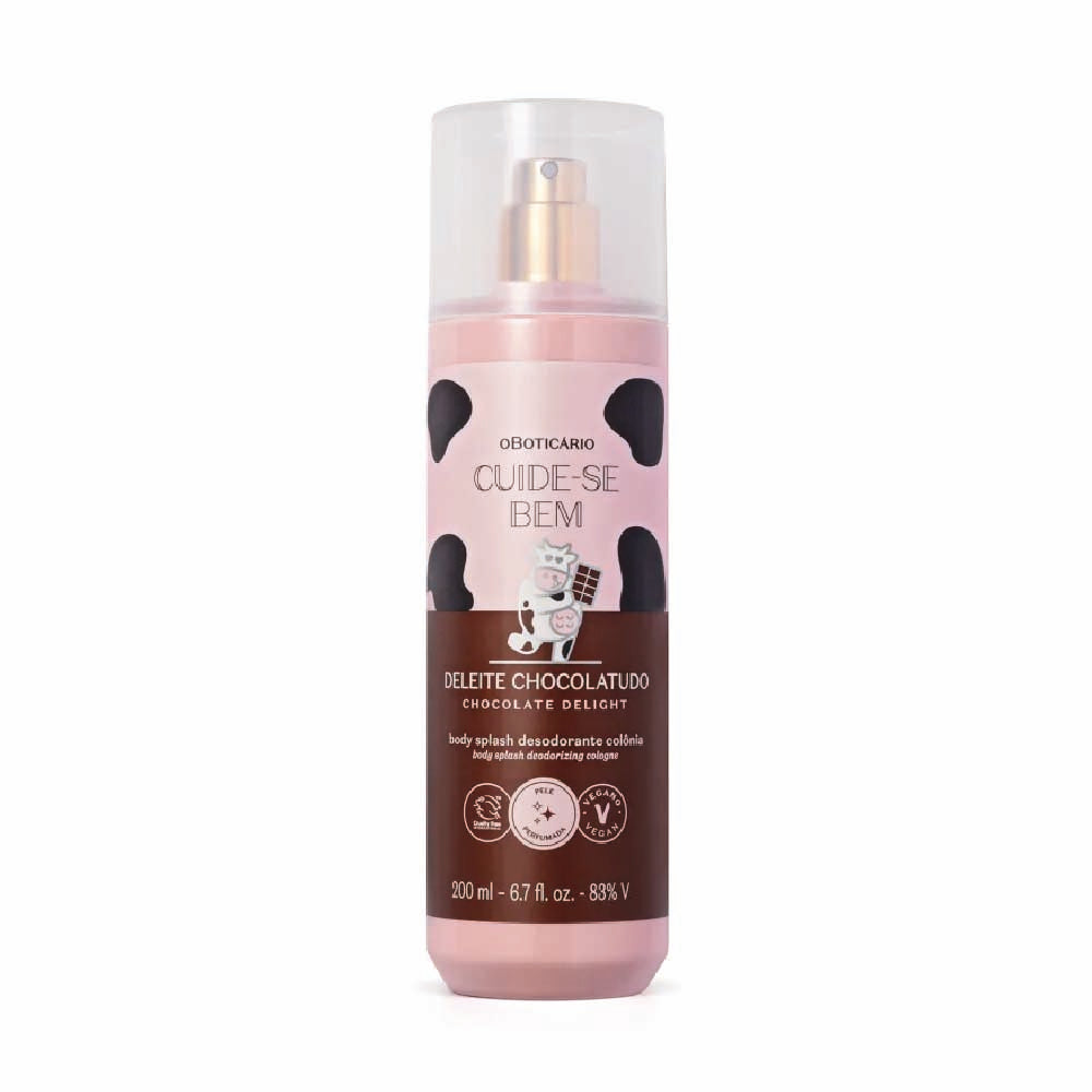 O BOTICARIO DELIGHT CHOCOLATE BODY SPLASH 200ML