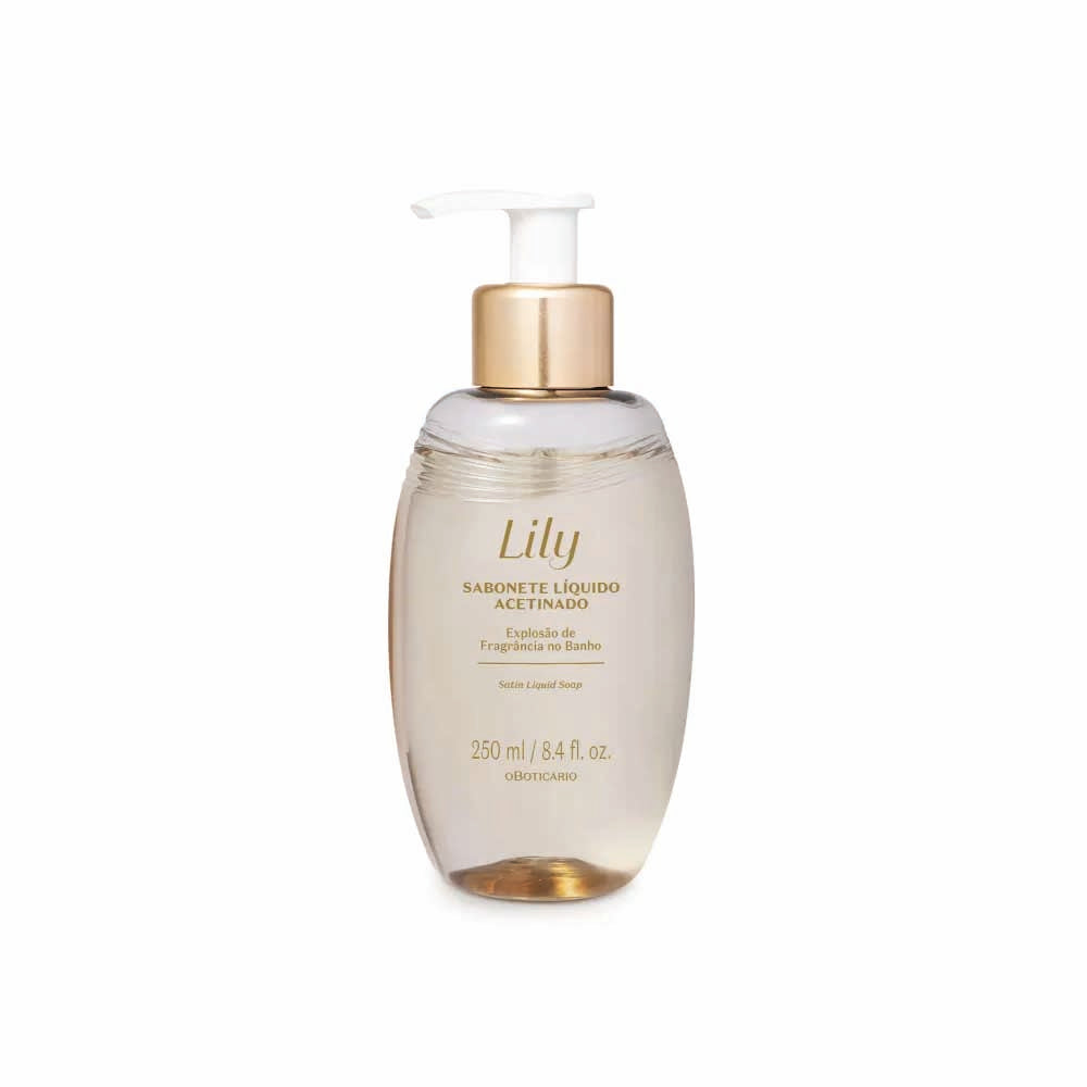 O BOTICARIO LILY SATIN BODY WASH 250ML