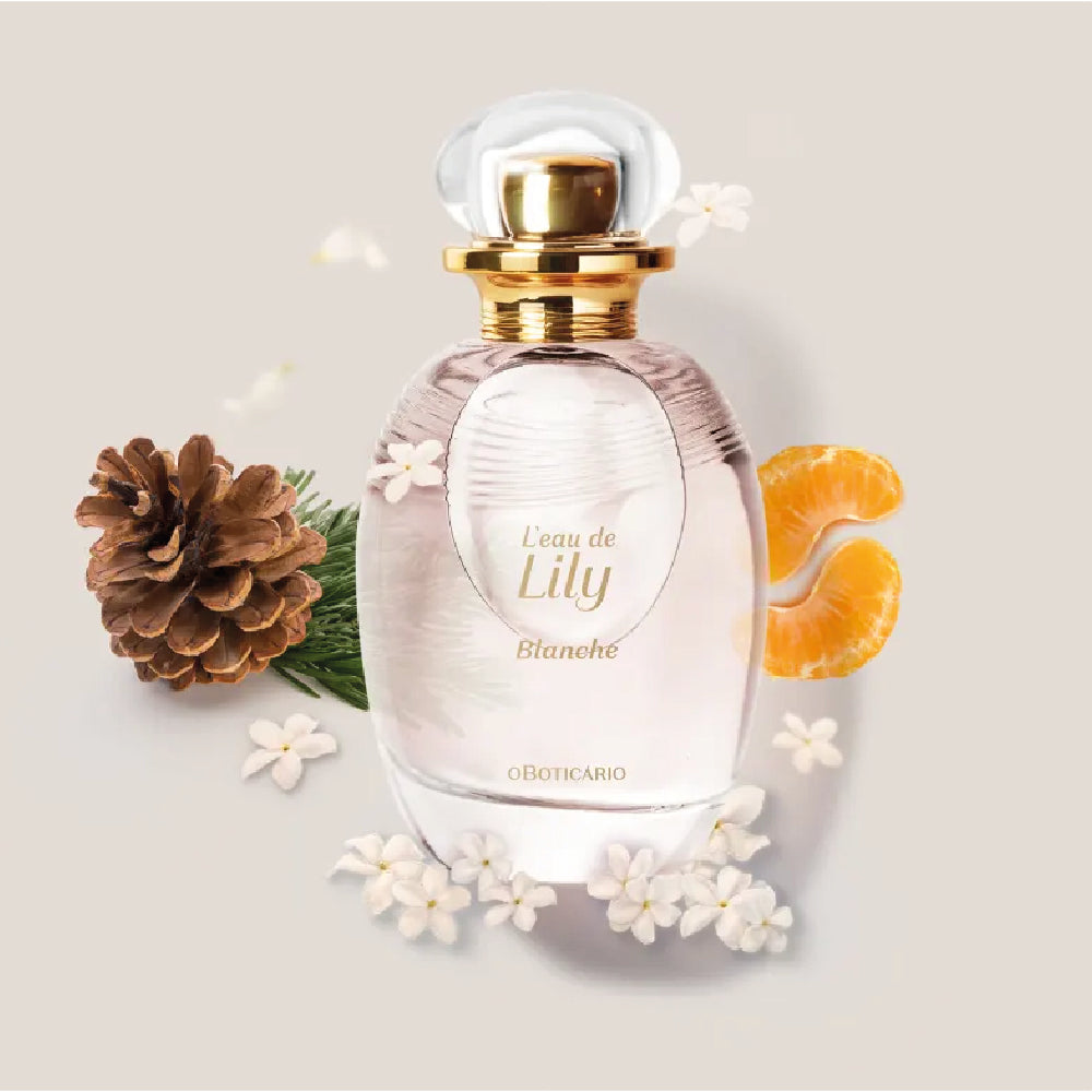 O BOTICARIO L'EAU DE LILY BLANCHE DEODORANT COLOGNE 75ML
