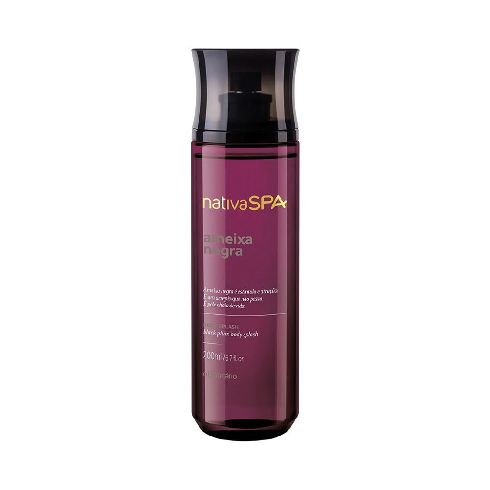O BOTICARIO NATIVA SPA BLACK PLUM BODY SPLASH 200ML