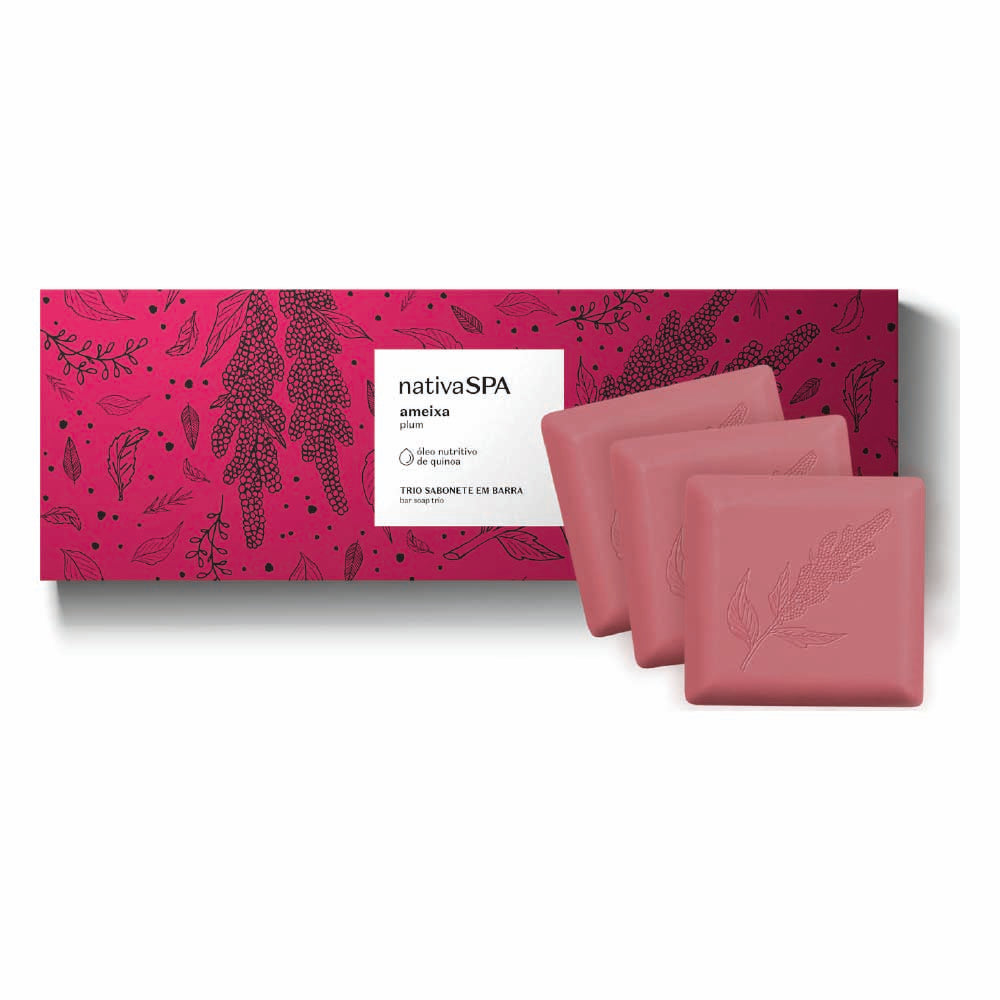 O BOTICARIO NATIVA SPA PLUM BAR SOAP 270G