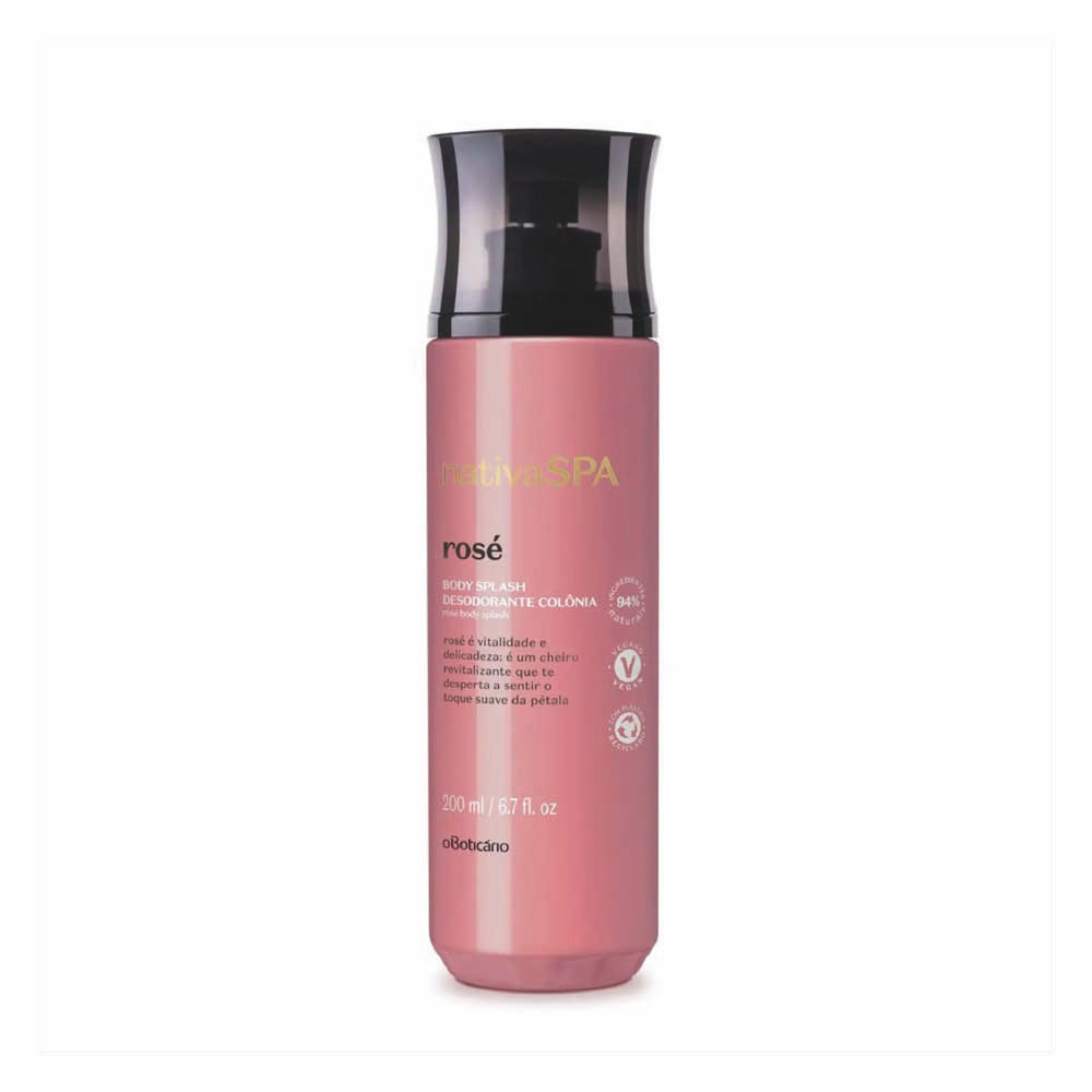O BOTICARIO NATIVA SPA ROSÉ BODY SPLASH 200ML