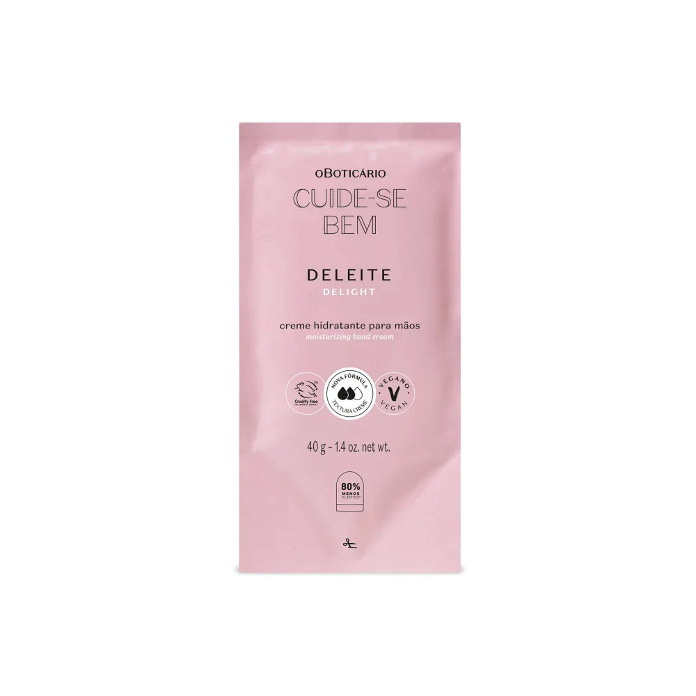 O BOTICARIO DELIGHT HAND CREAM REFILL 40G