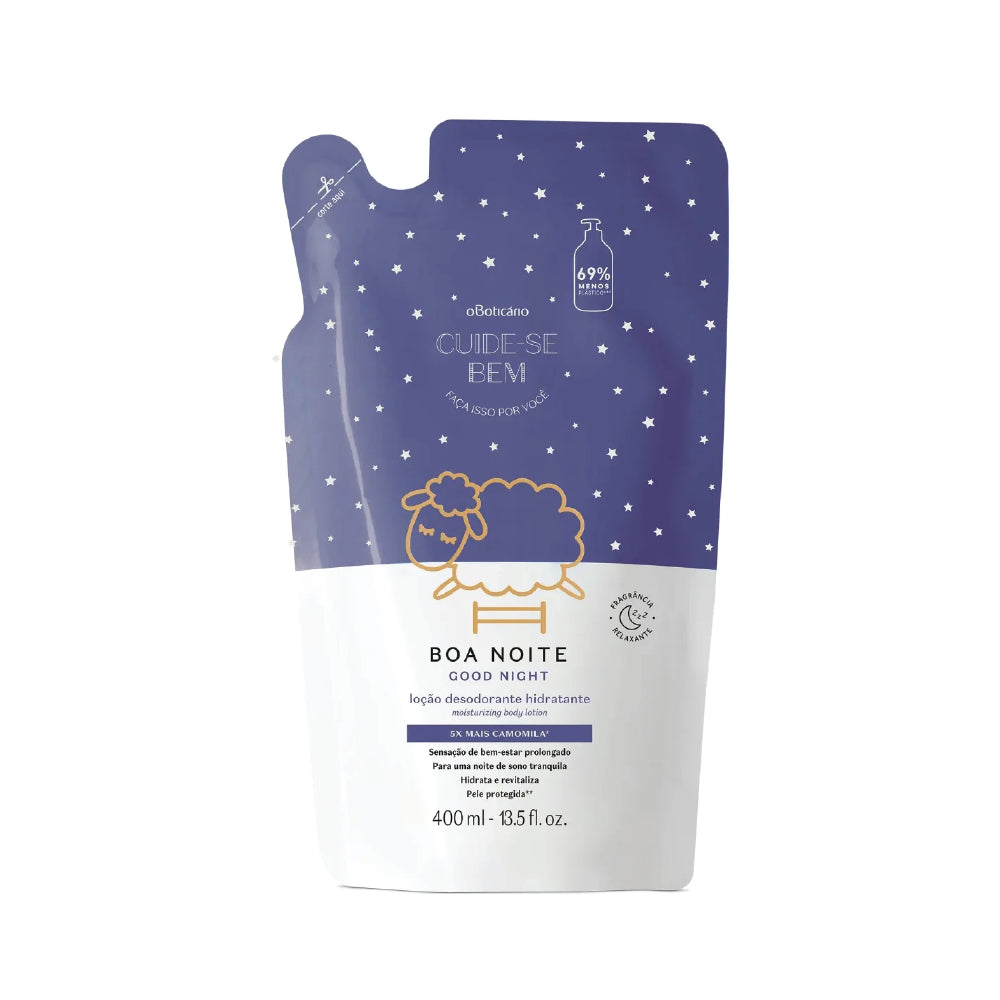 O BOTICARIO GOOD NIGHT BODY LOTION REFILL 400ML