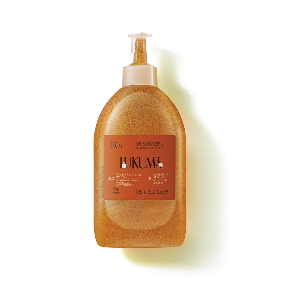 NATURA EKOS TUKUMÃ EXFOLIANTING BODY GEL - REFILL 185ML