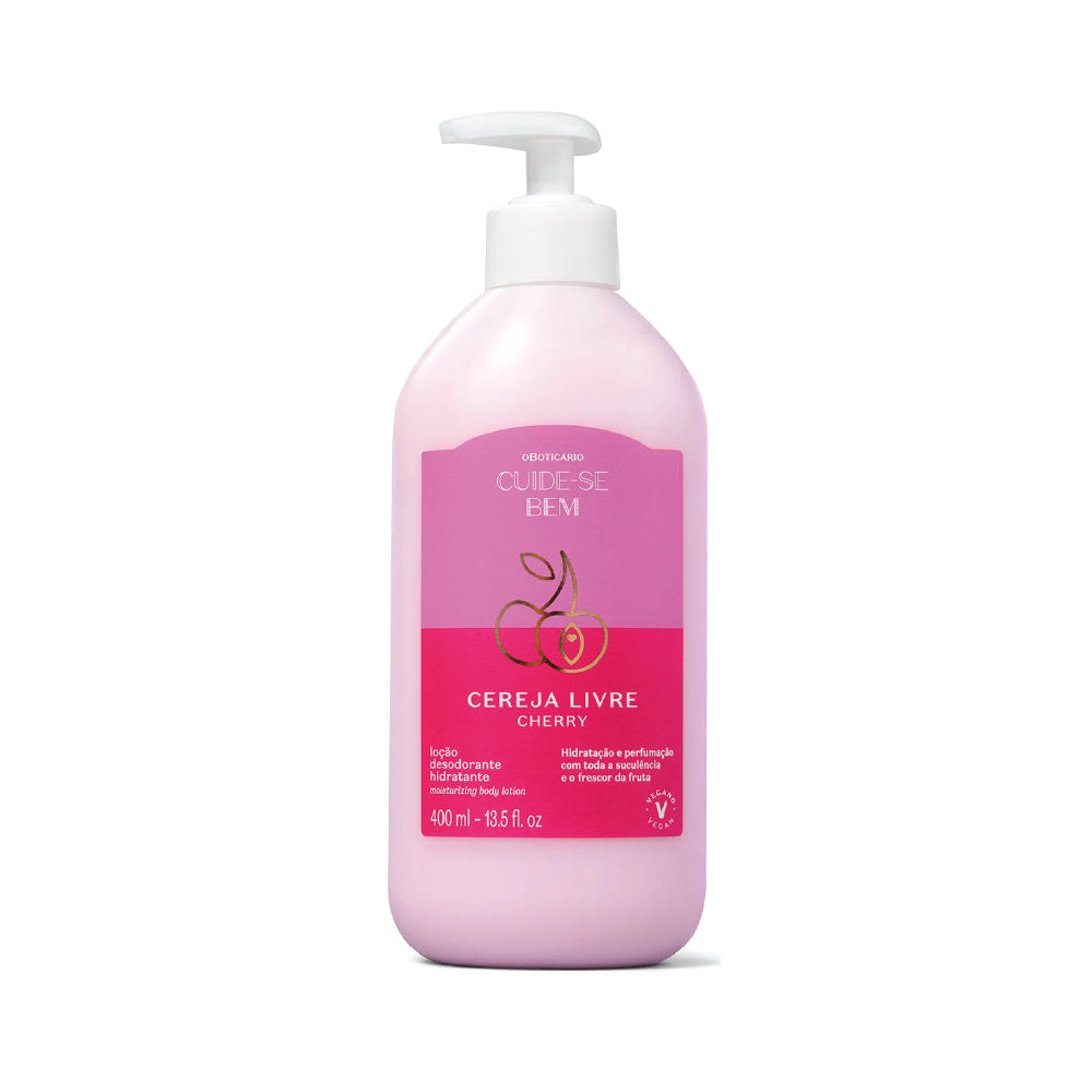 O BOTICARIO CHERRY BLOSSOM BODY LOTION 400ML