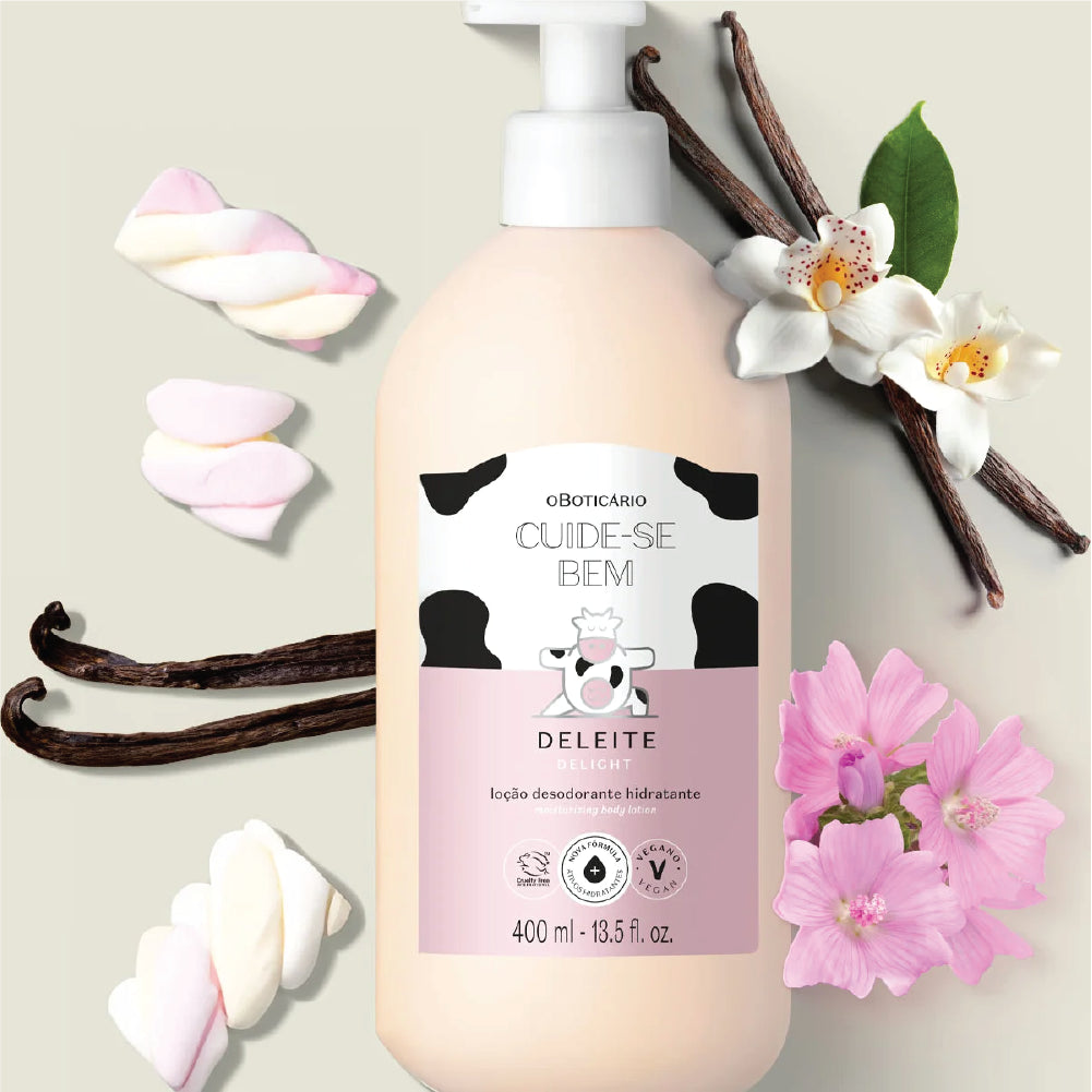 O BOTICARIO DELIGHT MOISTURIZING BODY LOTION 400ML