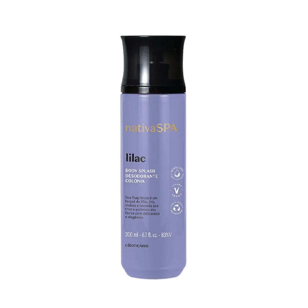 O BOTICARIO NATIVA SPA LILAC BODY SPLASH 200ML