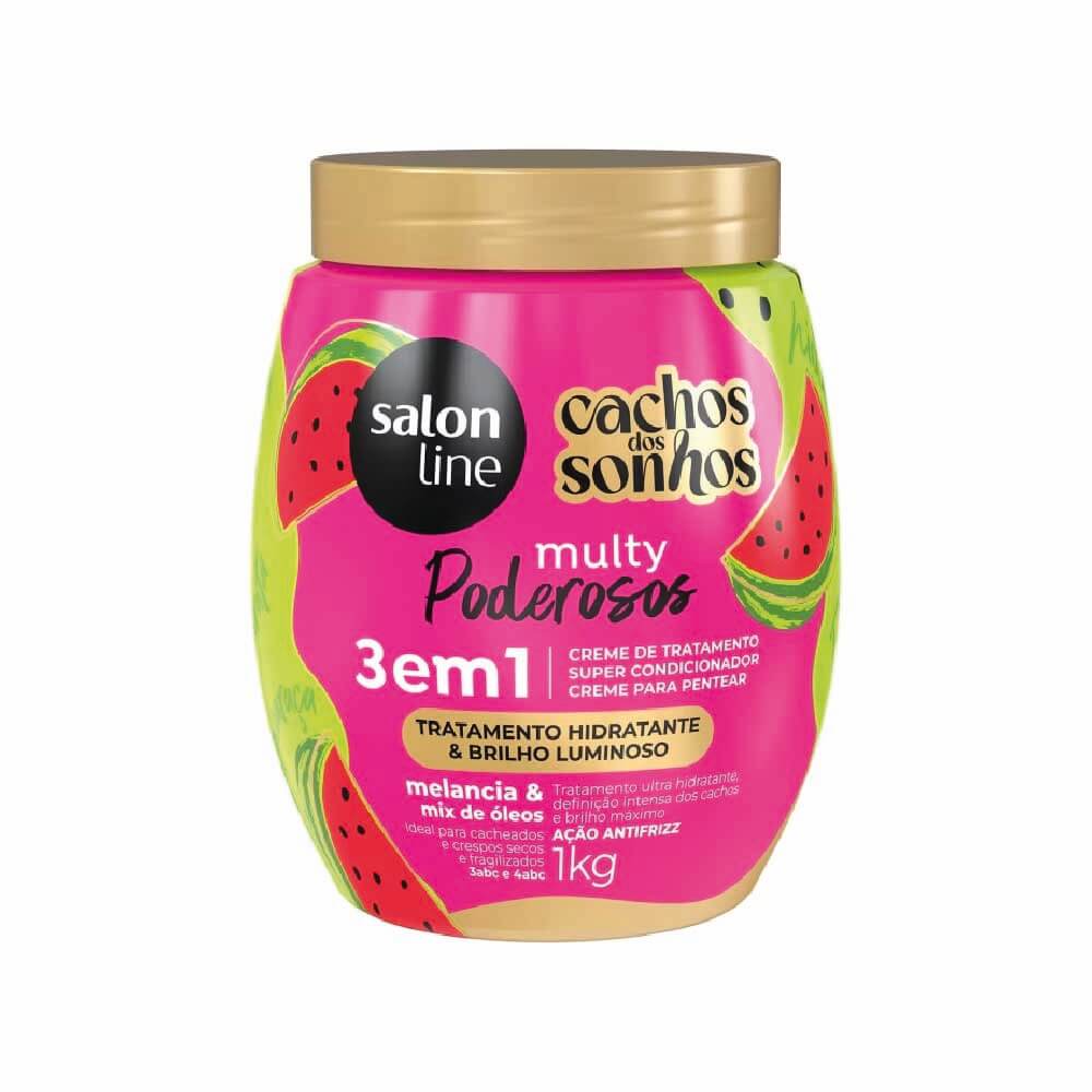 SALON LINE DREAM CURLS WATERMELON 3-IN-1 TREATMENT CREAM 1KG