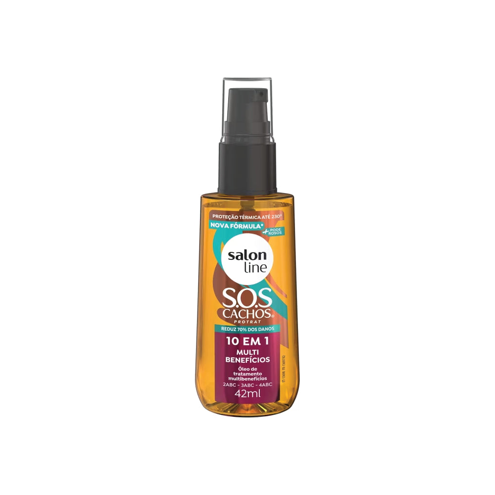SALON LINE S.O.S CURLS 10-IN-1 TREATMENT OIL 42ML