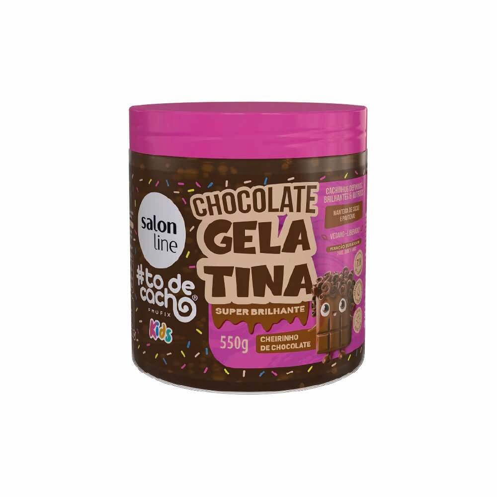 SALON LINE #TODECACHO KIDS SUPER SHINE CHOCOLATE GEL 550G