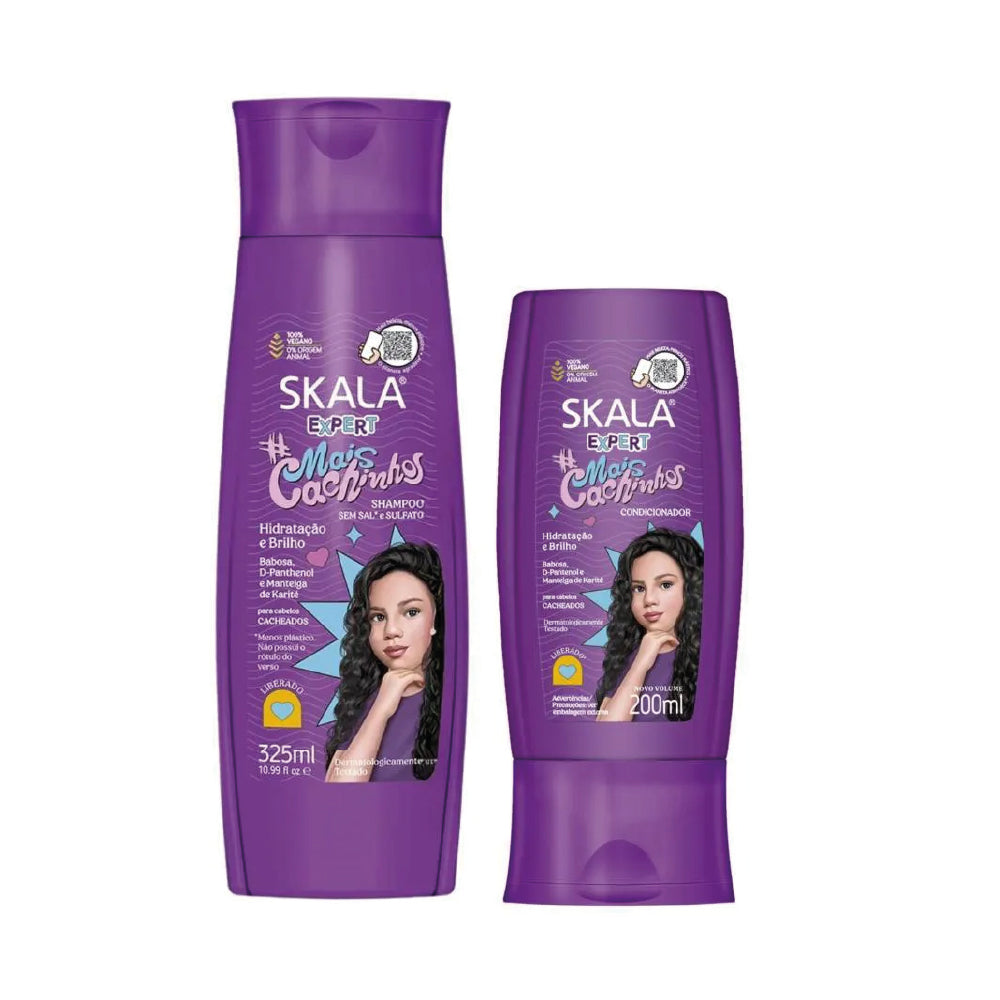 SKALA LITTLE CURLS KIDS SHAMPOO & CONDITIONER SET
