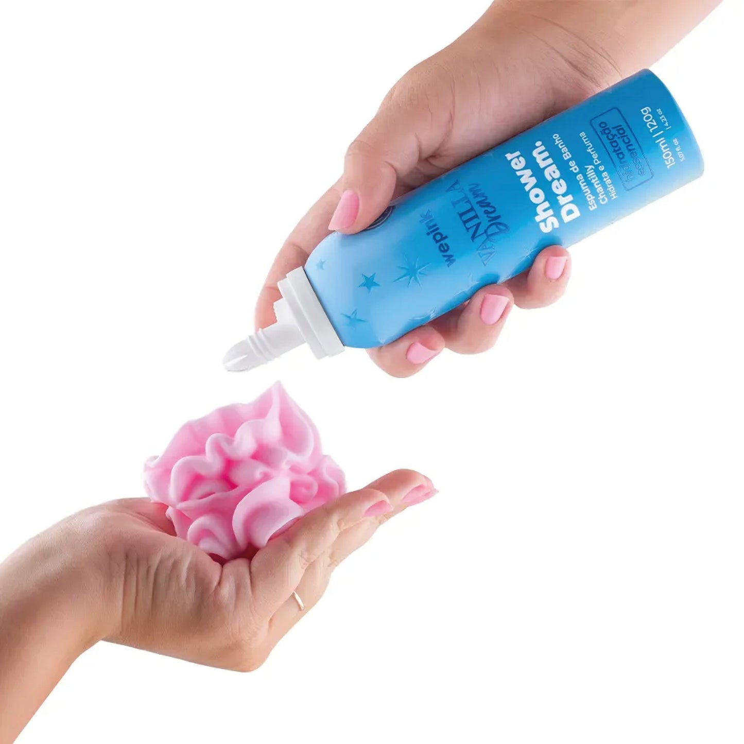 Wepink Shower Dream Vanilla Dream Whipped Body Wash 200ml foam