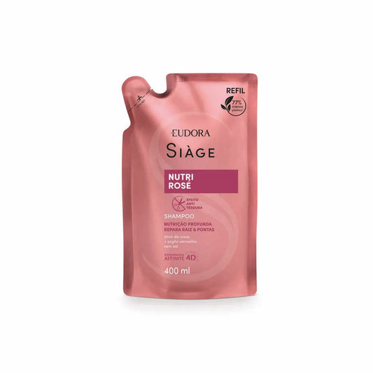 EUDORA SIÀGE NUTRI ROSÉ SHAMPOO REFILL 400ML