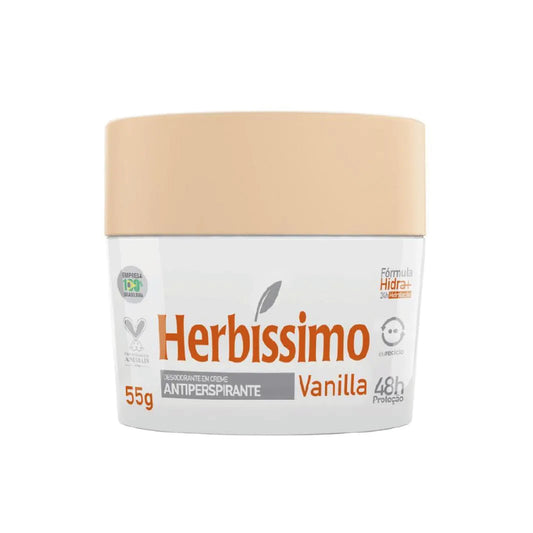 HERBÍSSIMO VANILLA ANTIPERSPIRANT CREAM DEODORANT 55G