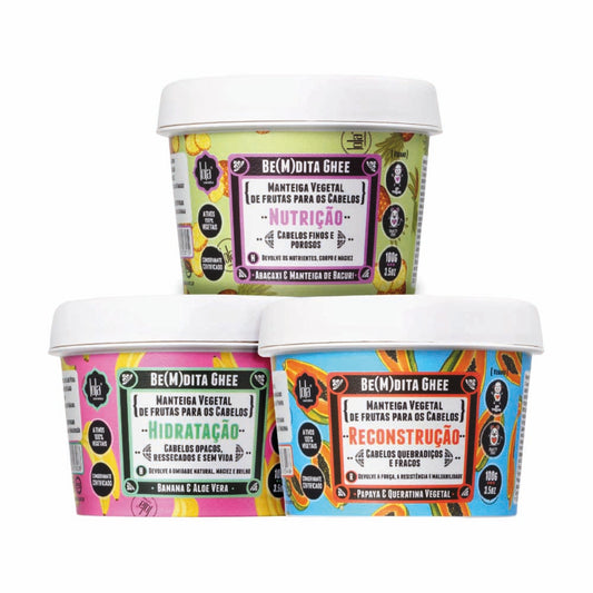 LOLA COSMETICS BLESSED GHEE HAIR SCHEDULE KIT - 3 PRODUCTS