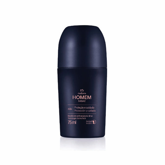 NATURA HOMEM SAGAZ ROLL-ON ANTIPERSPIRANT DEODORANT 75ML