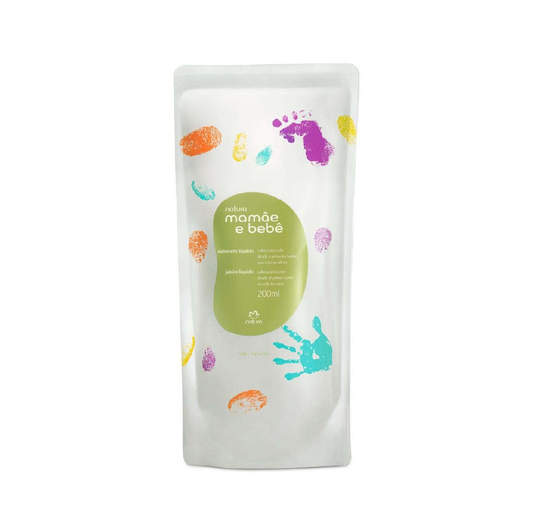 NATURA MOM AND BABY BODY WASH REFILL 200ML
