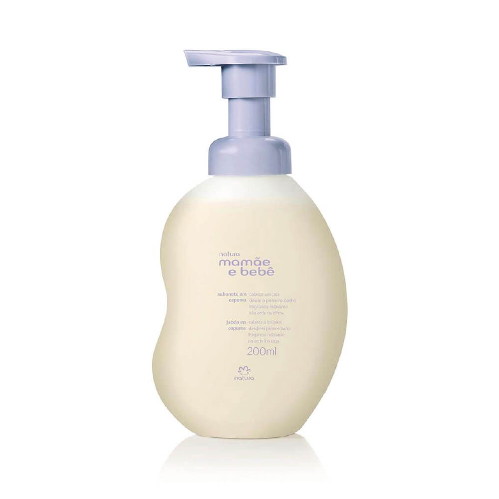 NATURA MOM AND BABY RELAXING FOAMING SOAP 200ML