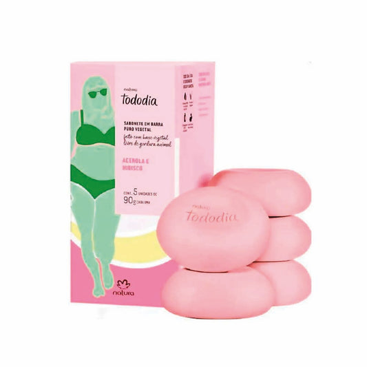 NATURA TODODIA ACEROLA & HIBISCUS BAR SOAP 450G