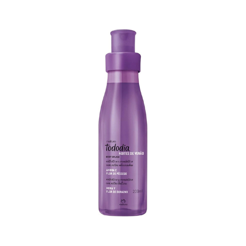 NATURA TODODIA BLACKBERRY & PEACH BLOSSOM BODY SPLASH 200ML
