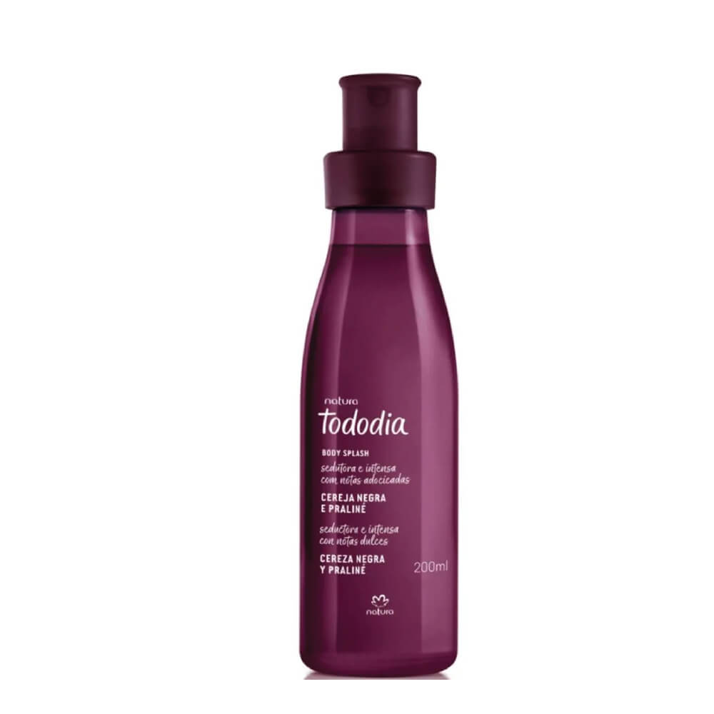 NATURA TODODIA BLACK CHERRY & PRALINÉ BODY SPLASH 200ML