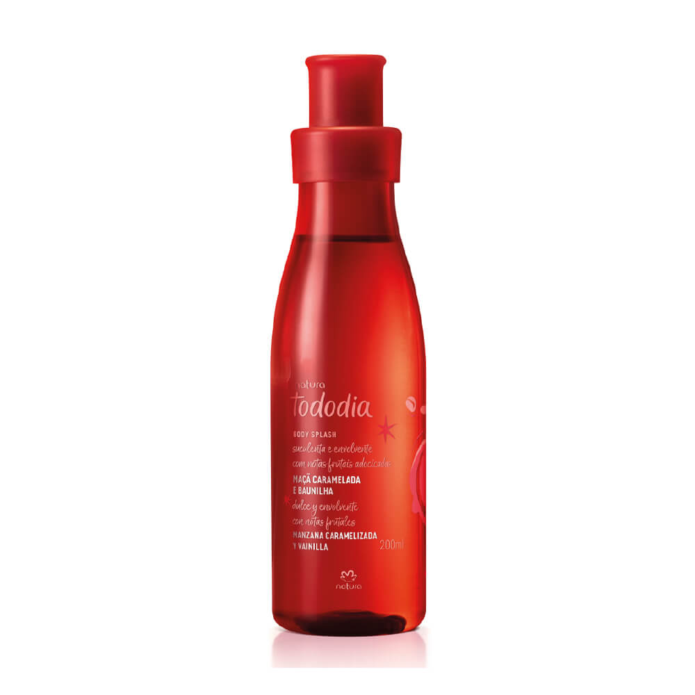NATURA TODODIA CARAMELIZED APPLE AND VANILLA BODY SPLASH 200ML