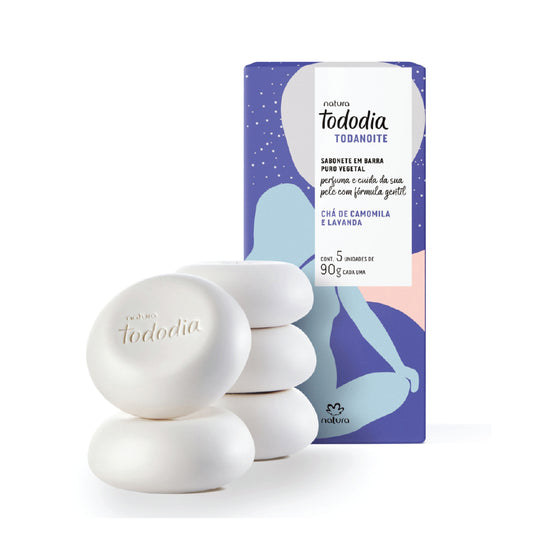 NATURA TODODIA  CHAMOMILE AND LAVENDER BAR SOAP 450G