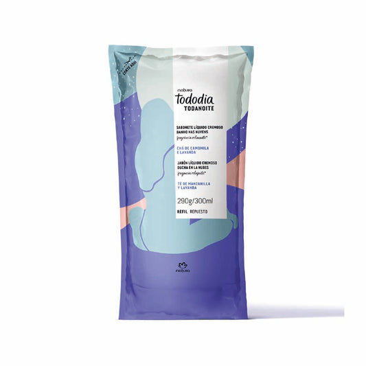 NATURA TODODIA CHAMOMILE AND LAVENDER BODY WASH REFILL 300ML
