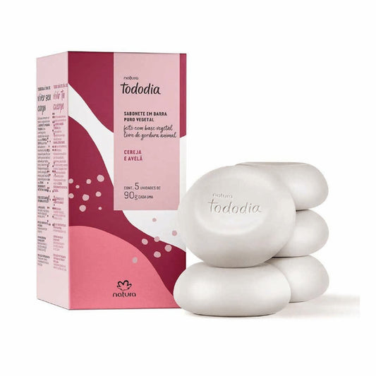 NATURA TODODIA CHERRY AND HAZELNUT BAR SOAP 450G