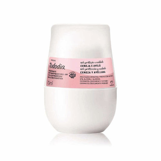 NATURA TODODIA CHERRY & HAZELNUT ROLL-ON DEODORANT 70ML