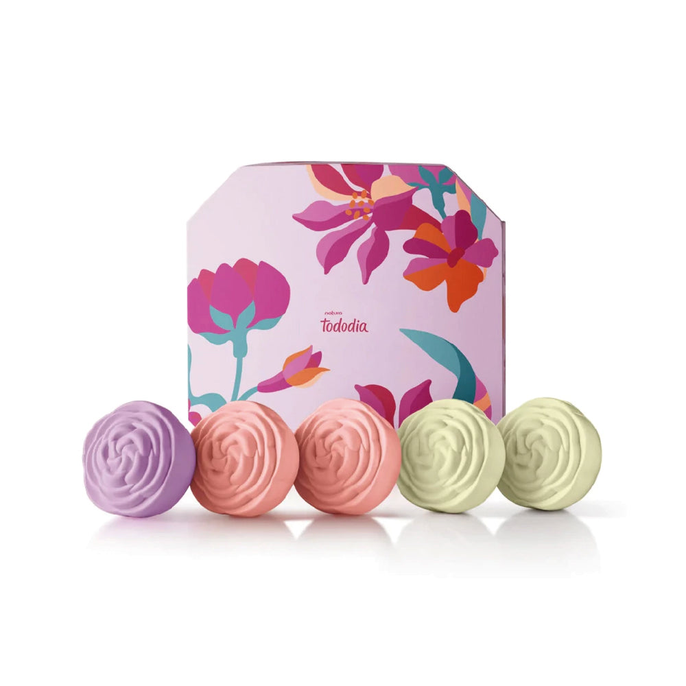 NATURA TODODIA FLOWER GARDEN BAR SOAP SET 350G