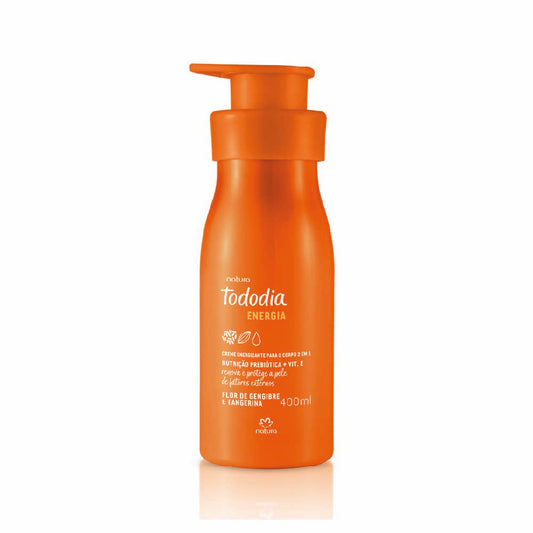 NATURA TODODIA GINGER FLOWER & TANGERINE ENERGIZING BODY CREAM 400ML