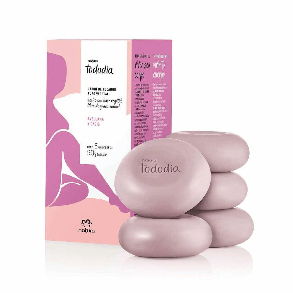 NATURA TODODIA HAZELNUT & BLACKCURRANT BAR SOAP 450G