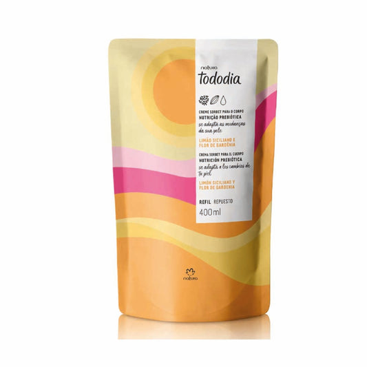 NATURA TODODIA LEMON SICILIAN & GARDENIA BODY LOTION REFILL 400ML